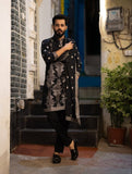 Foral Embroidered Kurta Pyjama with Stole