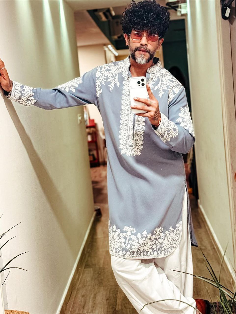 Designer Traditional Embroidered Kurta Set